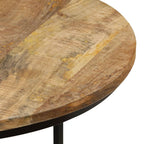 Tavolini Impilabili 3 pz in Legno di Mango Grezzo