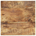 Tavolino da Salotto 45x45x40 cm in Legno Massello di Mango