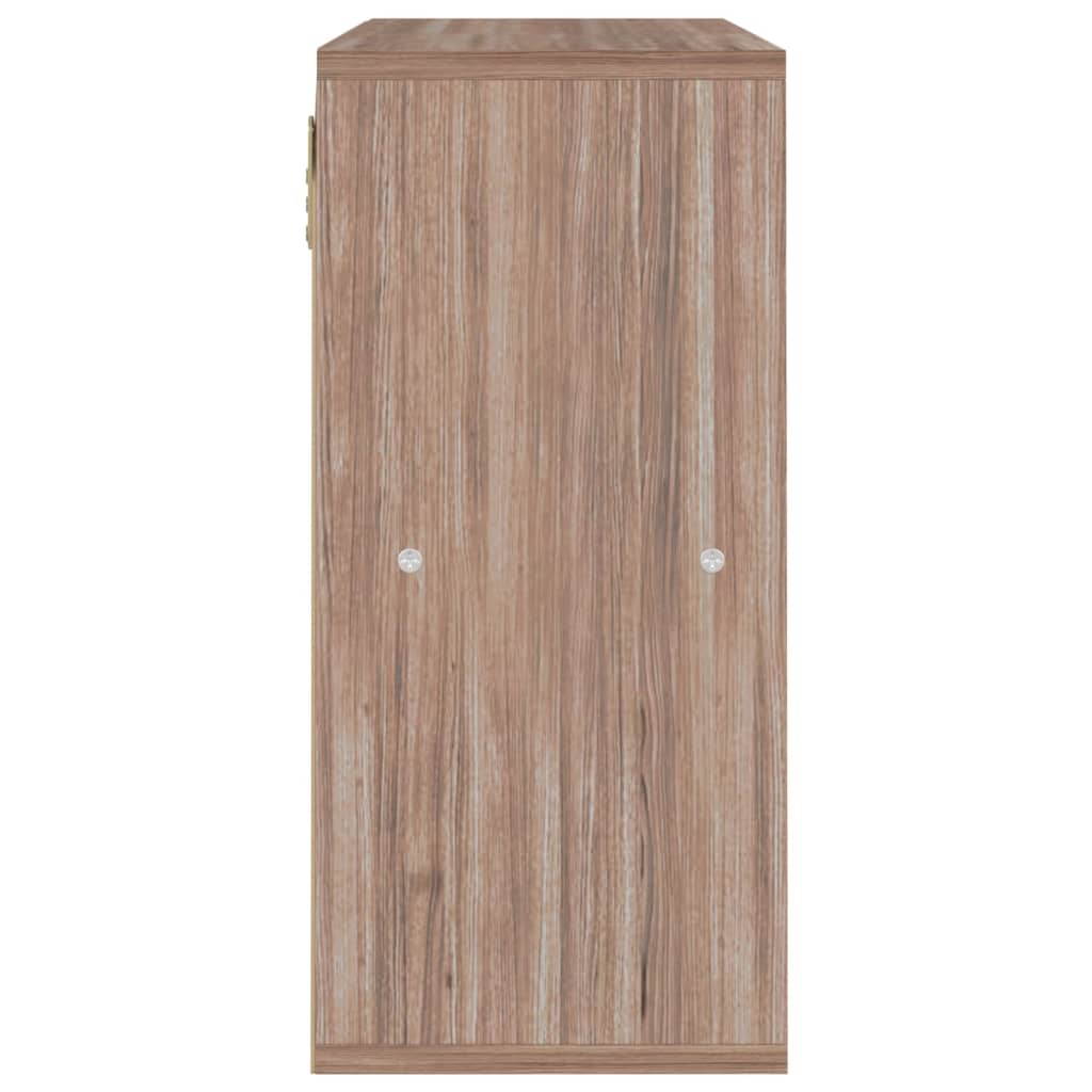 Libreria Grigio Rovere Sonoma 60x27,5x59,5cm Legno Multistrato