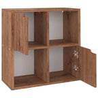 Libreria Rovere Marrone 60x27,5x59,5 cm in Legno Truciolato