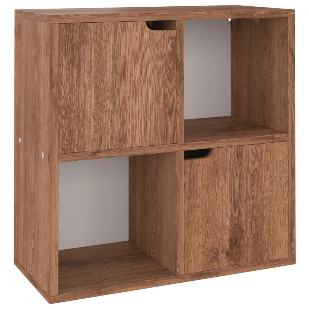 Libreria Rovere Marrone 60x27,5x59,5 cm in Legno Truciolato