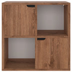 Libreria Rovere Marrone 60x27,5x59,5 cm in Legno Truciolato