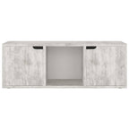 Mobile Porta TV Cemento 88,5x27,5x30,5 cm in Legno Multistrato