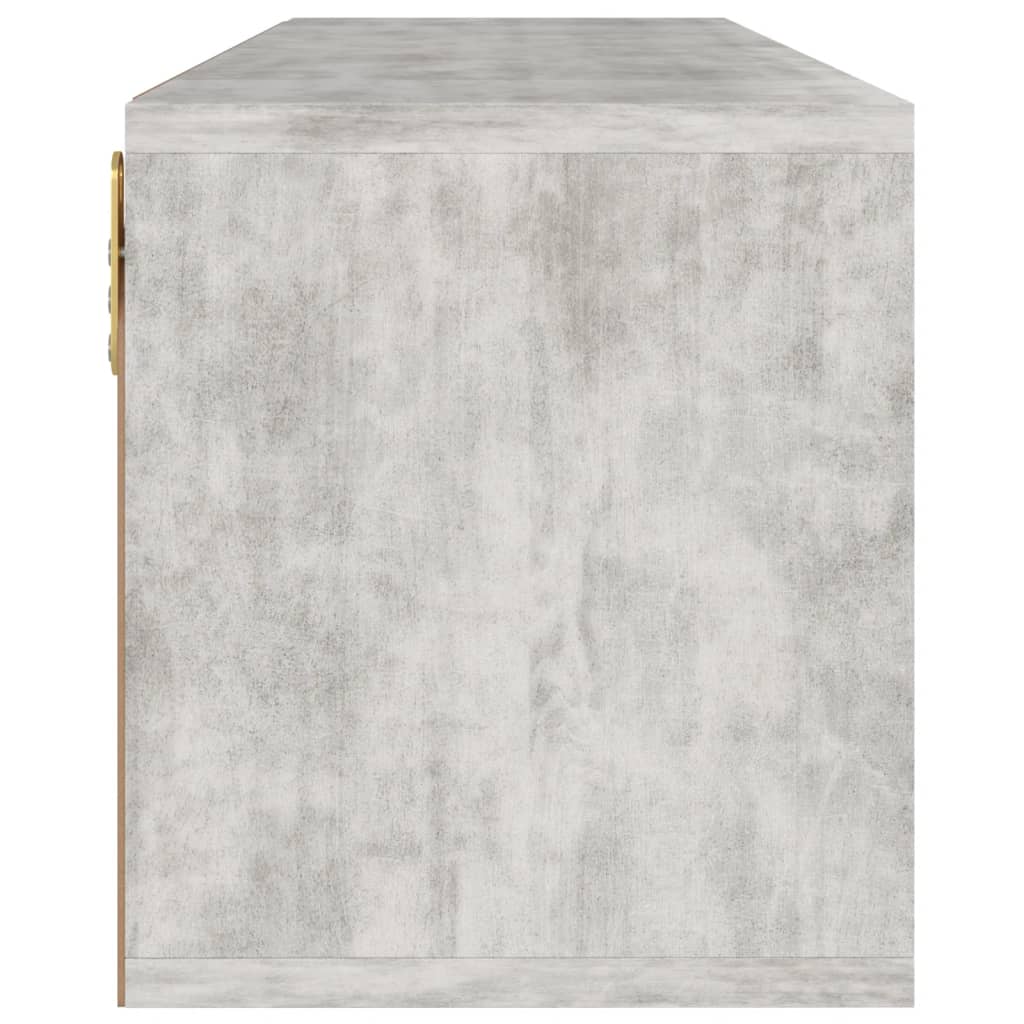 Mobile Porta TV Cemento 88,5x27,5x30,5 cm in Legno Multistrato