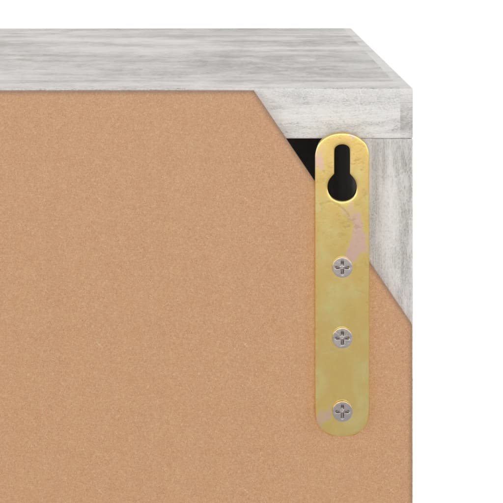 Mobile Porta TV Cemento 88,5x27,5x30,5 cm in Legno Multistrato