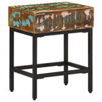 Tavolino 40x30x51 cm in Legno Massello di Recupero