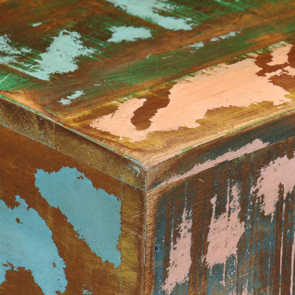 Tavolino 40x30x51 cm in Legno Massello di Recupero