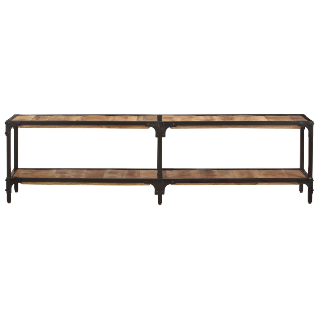 Mobile Porta TV 150x30x41 cm in Legno Massello di Mango