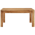 Tavolino da Salotto 80x80x40 cm in Legno Massello di Acacia