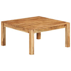 Tavolino da Salotto 80x80x40 cm in Legno Massello di Acacia