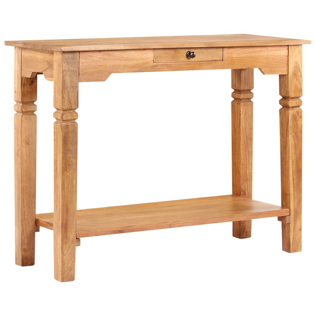 Tavolo Consolle 100x40x76 cm in Legno Massello d'Acacia