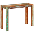 Tavolo Consolle 110x35x76 cm in Legno Massello di Recupero
