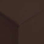 Panca Portaoggetti Pieghevole Marrone in PVC