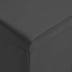 Panca Portaoggetti Pieghevole Grigia in PVC