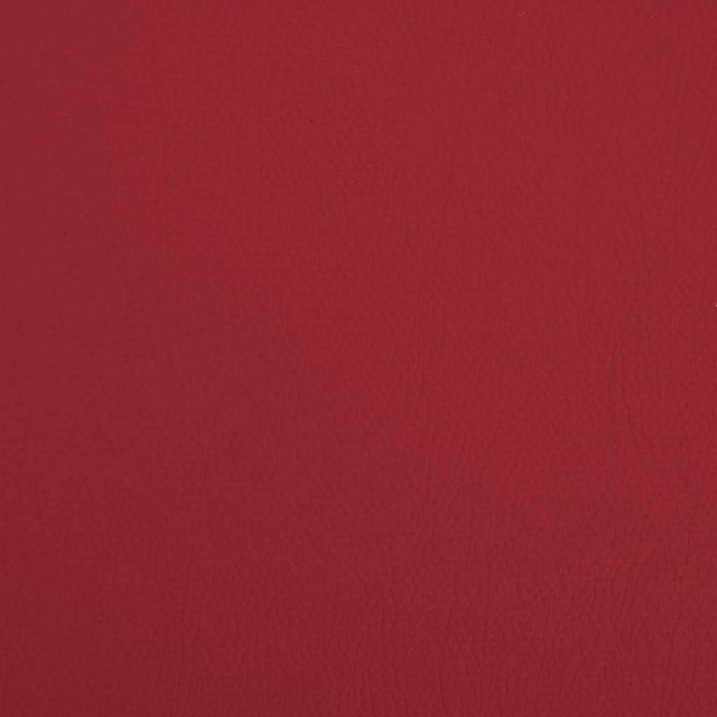 Panca Portaoggetti Pieghevole Rosso Vino in PVC