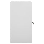 Armadio Porta Sella Grigio Chiaro 53x53x105 cm in Acciaio