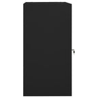 Armadio Porta Sella Nero 53x53x105 cm in Acciaio