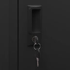 Armadio Porta Sella Antracite 53x53x105 cm in Acciaio