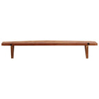 Mensole da Parete 2 pz 110x20x18 cm in Legno Massello di Acacia