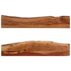 Mensole da Parete 2 pz 110x20x18 cm in Legno Massello di Acacia