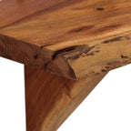 Mensole da Parete 2 pz 110x20x18 cm in Legno Massello di Acacia
