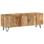 Mobile Porta TV 110x30x40 cm in Legno Massello di Mango