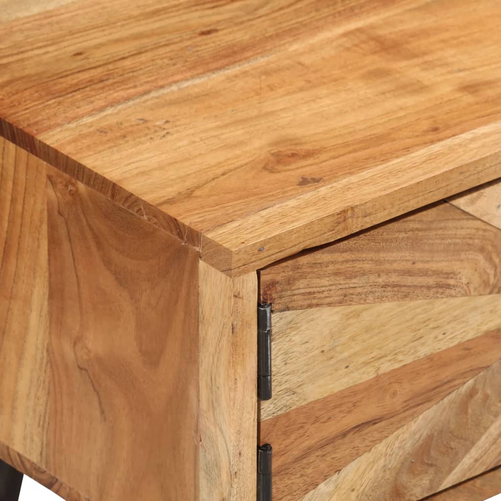 Mobile Porta TV 145x35x35 cm in Legno Massello di Acacia
