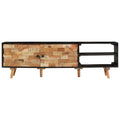 Mobile TV 140x30x45 cm Legno Mango Grezzo e Massello d'Acacia