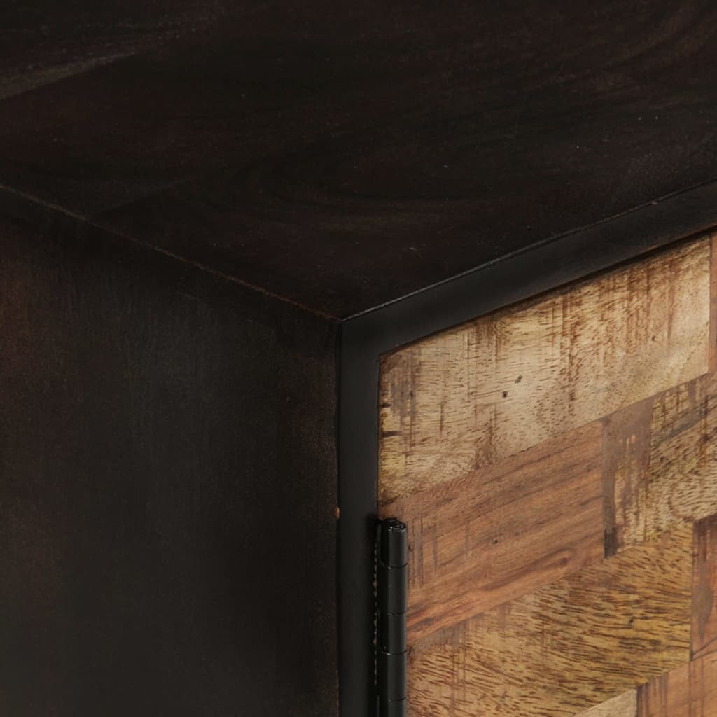 Mobile TV 140x30x45 cm Legno Mango Grezzo e Massello d'Acacia