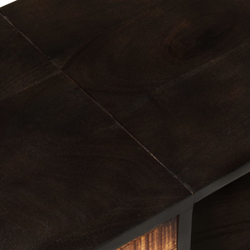 Mobile TV 140x30x45 cm Legno Mango Grezzo e Massello d'Acacia