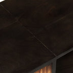 Mobile TV 140x30x45 cm Legno Mango Grezzo e Massello d'Acacia