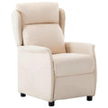 Poltrona reclinabile Crema 66.5 x 94 x 101.5 cm Poliestere