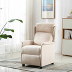 Poltrona reclinabile Crema 66.5 x 94 x 101.5 cm Poliestere