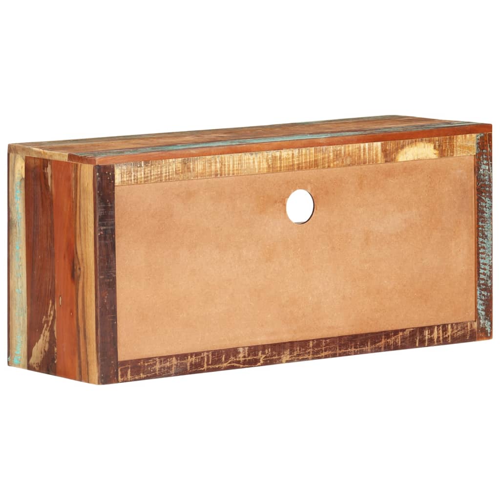 Mobile Porta TV 88x30x40 cm in Legno Massello di Recupero