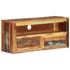 Mobile Porta TV 88x30x40 cm in Legno Massello di Recupero