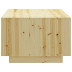Tavolino da Salotto 110x50x33,5 cm in Legno Massello di Abete