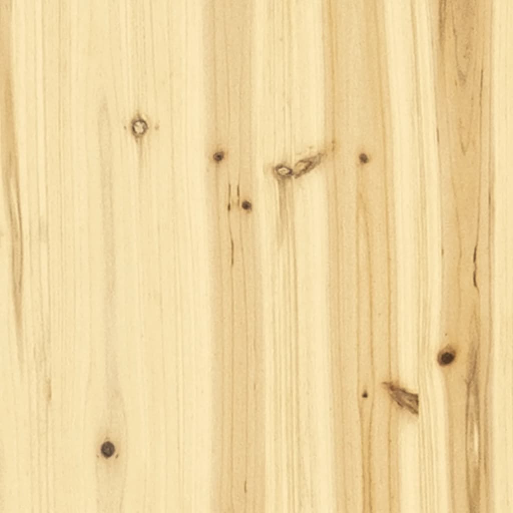Tavolino da Salotto 110x50x33,5 cm in Legno Massello di Abete
