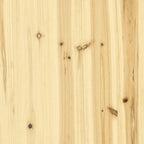 Tavolino da Salotto 110x50x33,5 cm in Legno Massello di Abete