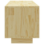 Mobile Porta TV 110x30x33,5 cm in Legno Massello di Pino