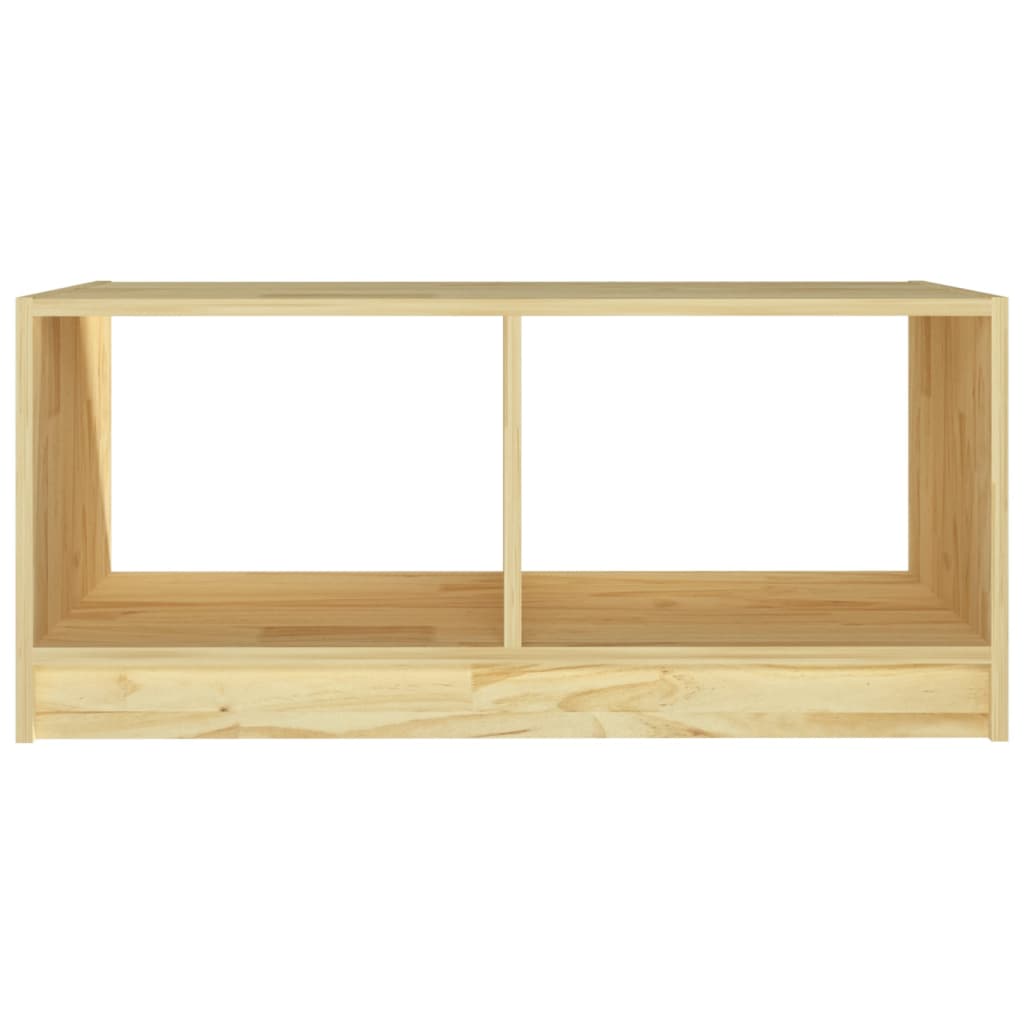 Tavolino da Salotto 75x50x33,5 cm Legno Massello di Pino