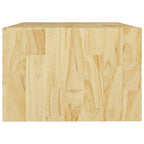 Tavolino da Salotto 75x50x33,5 cm Legno Massello di Pino