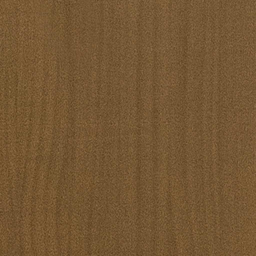 Tavolino da Salotto ambra 75x50x33,5 cm Legno Massello di Pino