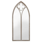 Specchio da Giardino Sabbia 100x45 cm in Ferro per Uso Esterno