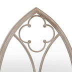 Specchio da Giardino Sabbia 100x45 cm in Ferro per Uso Esterno