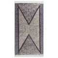Tappeto Nero e Grigio 120x180 cm in Cotone