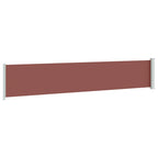 Tenda Laterale Retrattile per Patio 117x600 cm Marrone