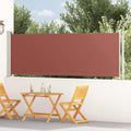 Tenda Laterale Retrattile per Patio 117x600 cm Marrone