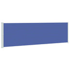 Tenda da Sole Laterale Retrattile per Patio 180x600 cm Blu