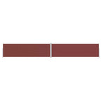 Tenda da Sole Laterale Retrattile Marrone 180x1200 cm