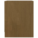 Comodini Marrone Ambra 2 pz 35,5x33,5x41,5 cm in Legno di Pino